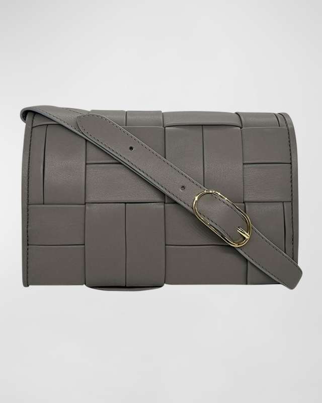 Feronia Woven Vegan Fabric Crossbody Bag
